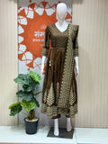 Cotton Anarkali Three Piece