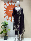 Party Wear Three Piece Dress