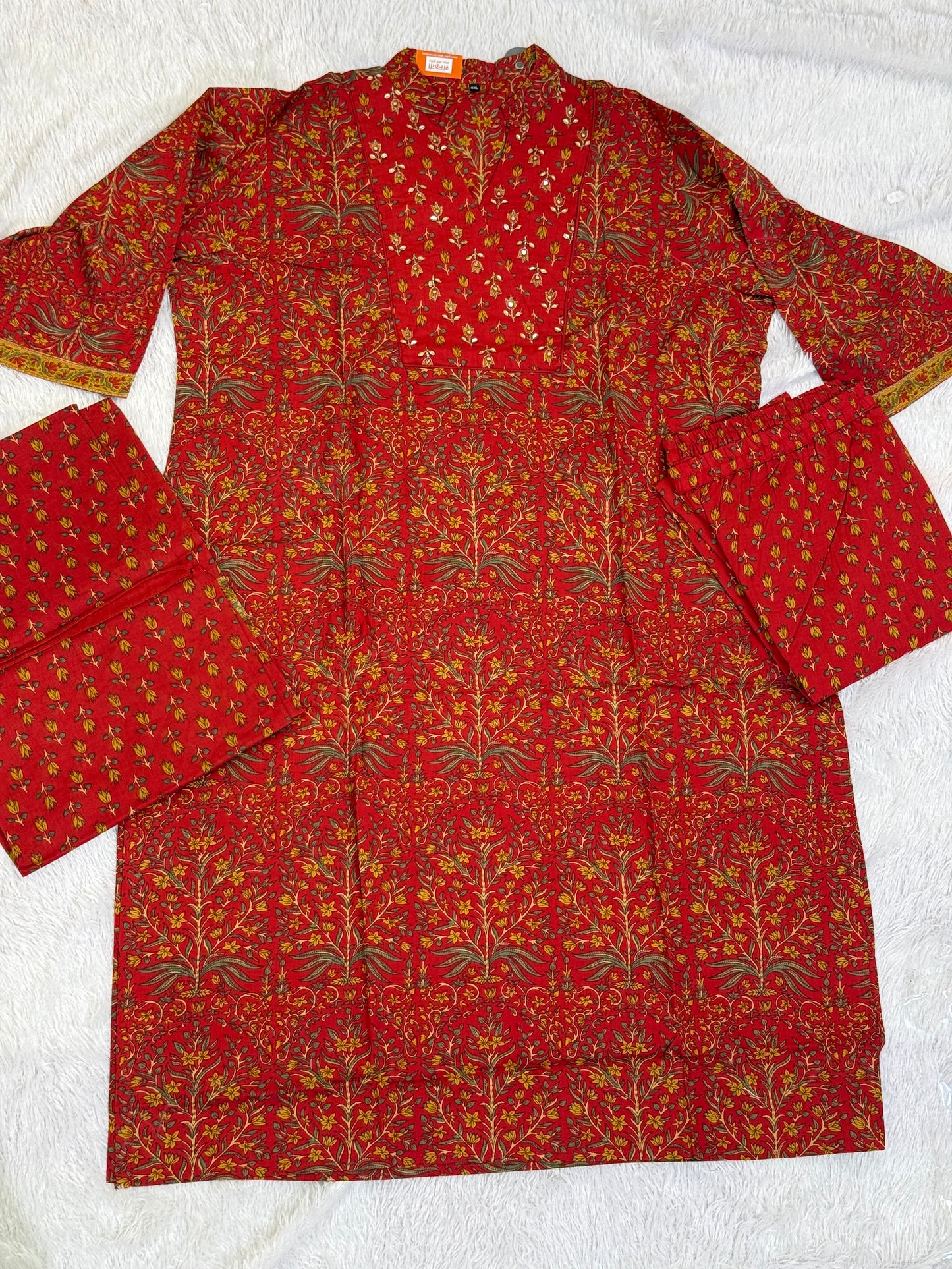 Plus Size Cotton Three Piece