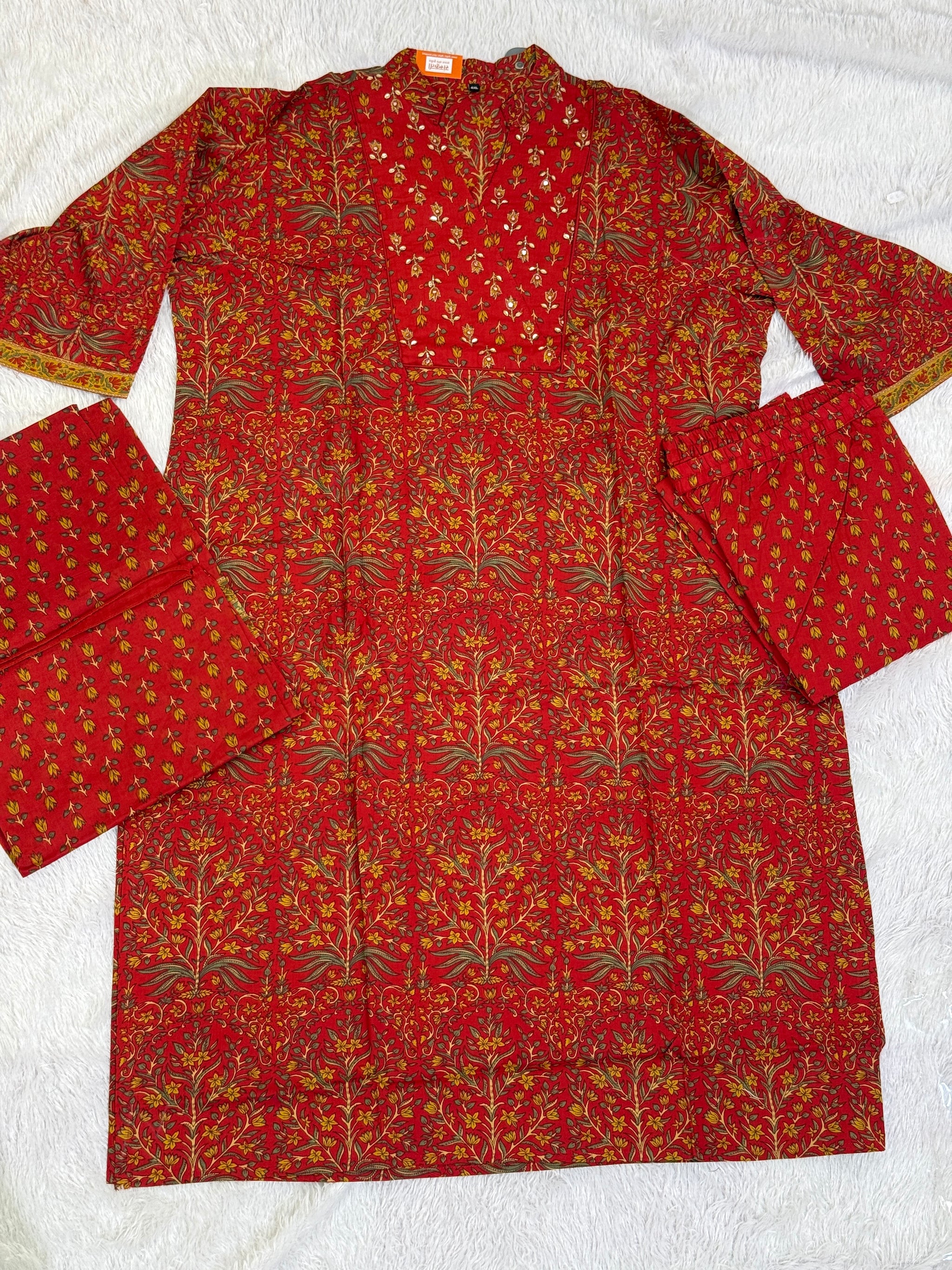 Plus Size Cotton Three Piece
