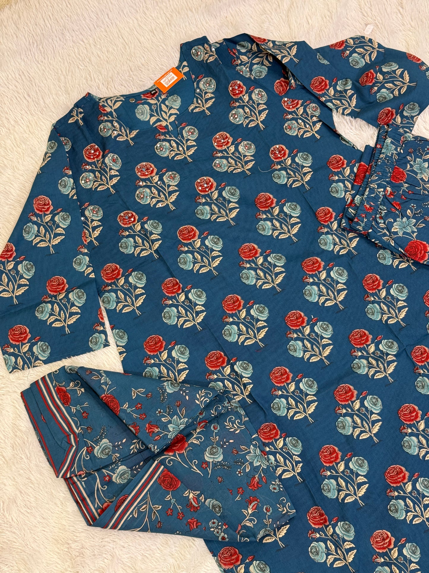 Plus Size Cotton Three Piece