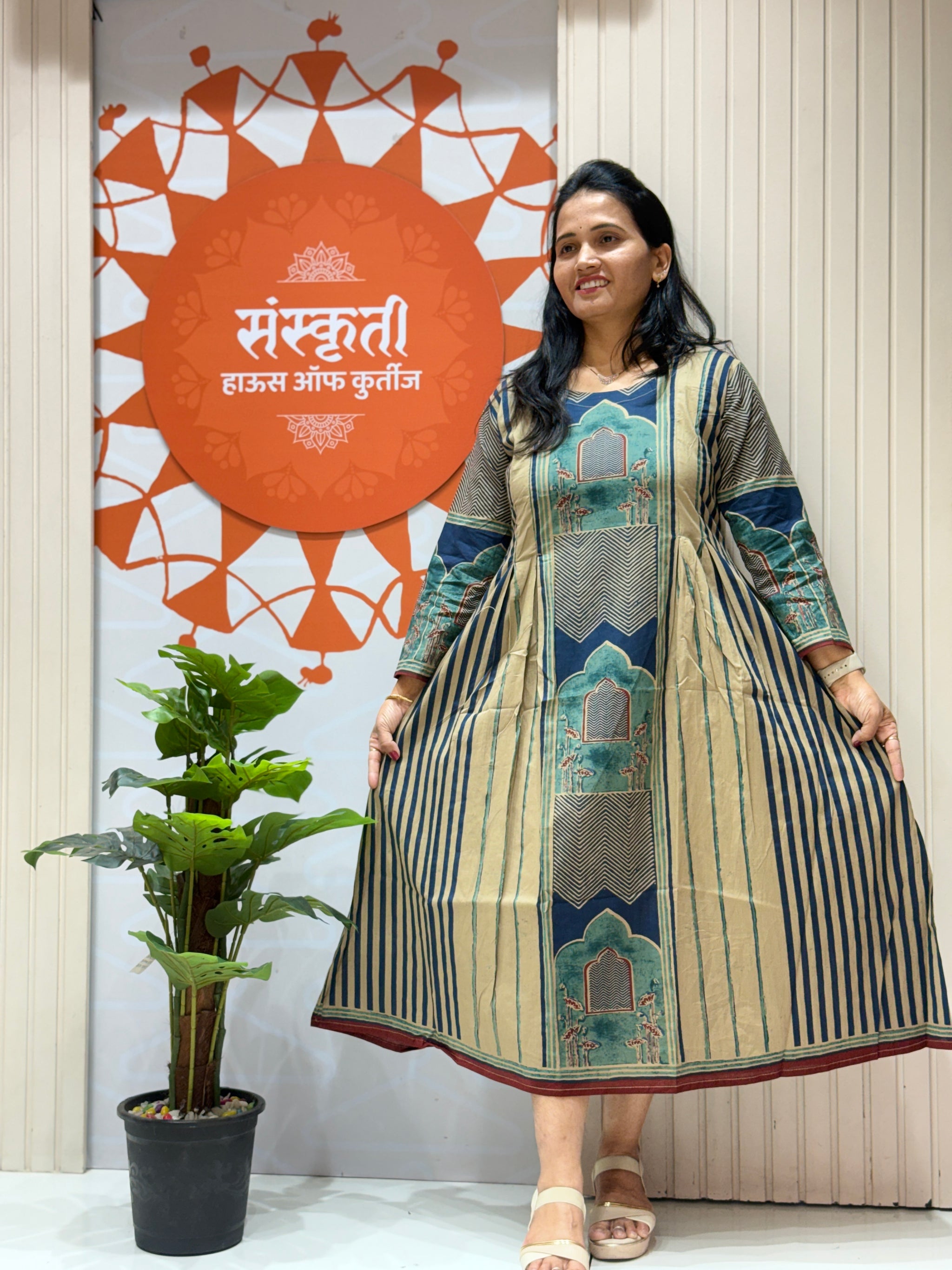 Traditional Anarkali One Piece