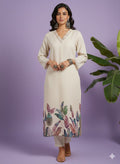 Linen Straight Kurti