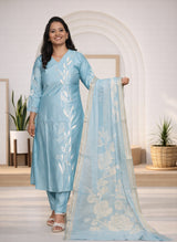 Embroidery Kurta Set