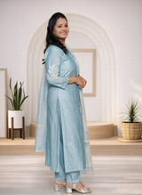 Embroidery Kurta Set