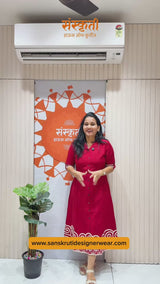 Royal Cotton Collar Neck One-Piece